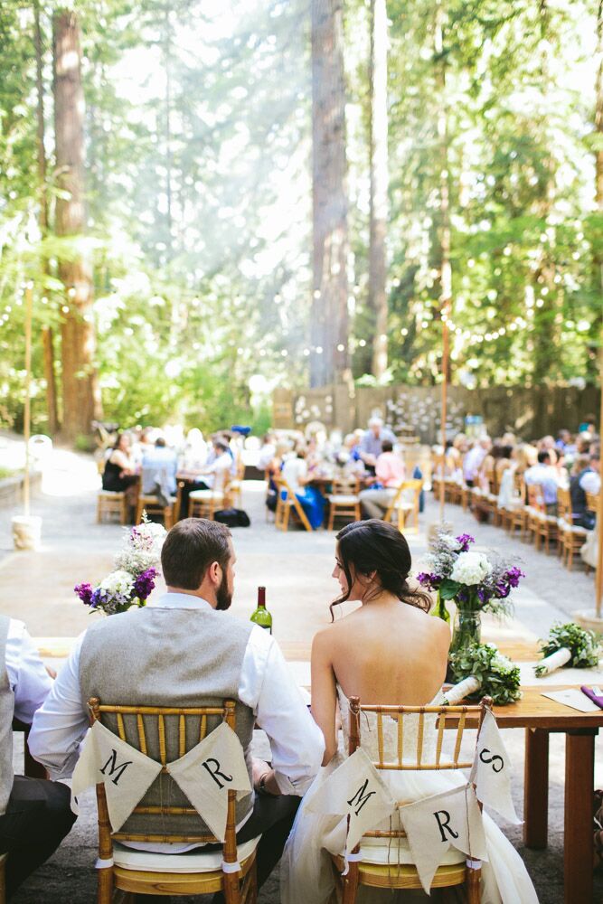 Sweetheart Table at Outdoor Reception
