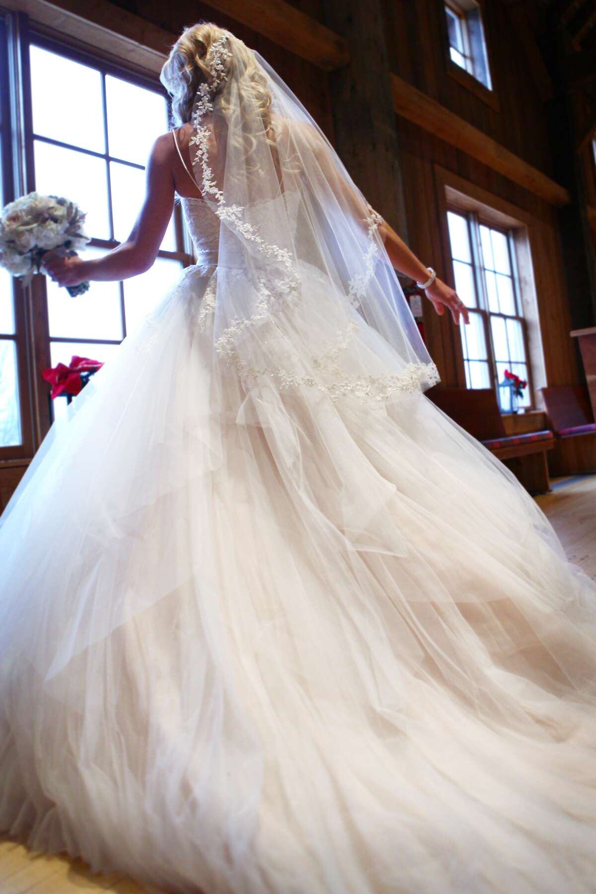 pastel lace bridesmaid dresses Wendy Dress (antique ivory tulle) – INDIE BLUE main image 1