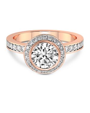 Friendly Diamonds Elegant Round, Oval Cut Engagement Ring