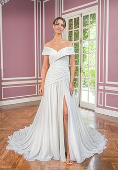 Jasmine Couture NORA Fit-and-Flare Wedding Dress
