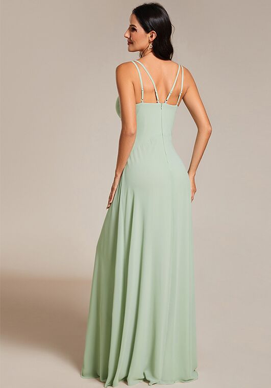 Ever-Pretty ESS0021 V-Neck and Plunge Bridesmaid Dress - 2