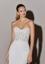 Justin Alexander Signature Zion Fit-and-Flare Wedding Dress - thumbnail - 3