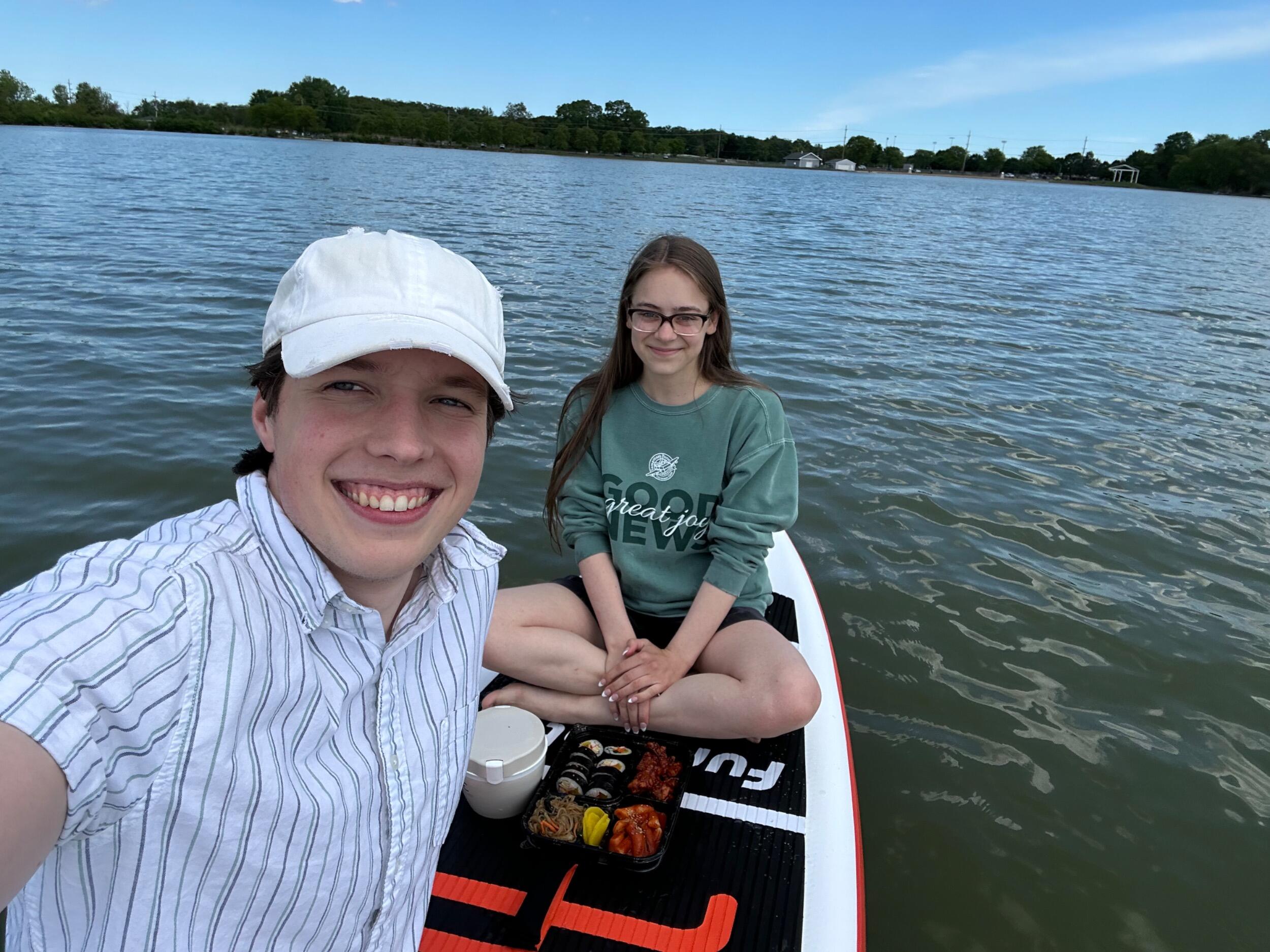 Using that paddle board we've always wanted