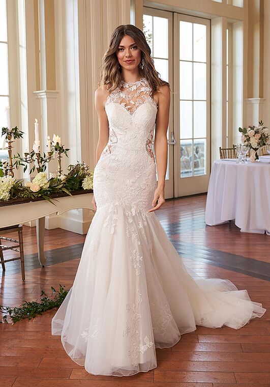 Sincerity Bridal 44311 Trumpet Wedding Dress - 4