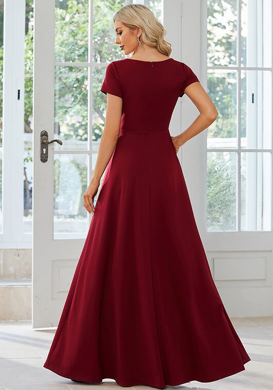 Ever-Pretty ES01730 V-Neck and Plunge Bridesmaid Dress - 3