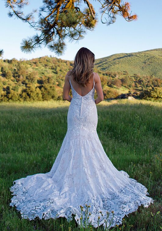 Essense of Australia D3273 Fit-and-Flare Wedding Dress - 3