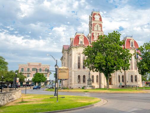 Picture of Downtown Weatherford - The square 