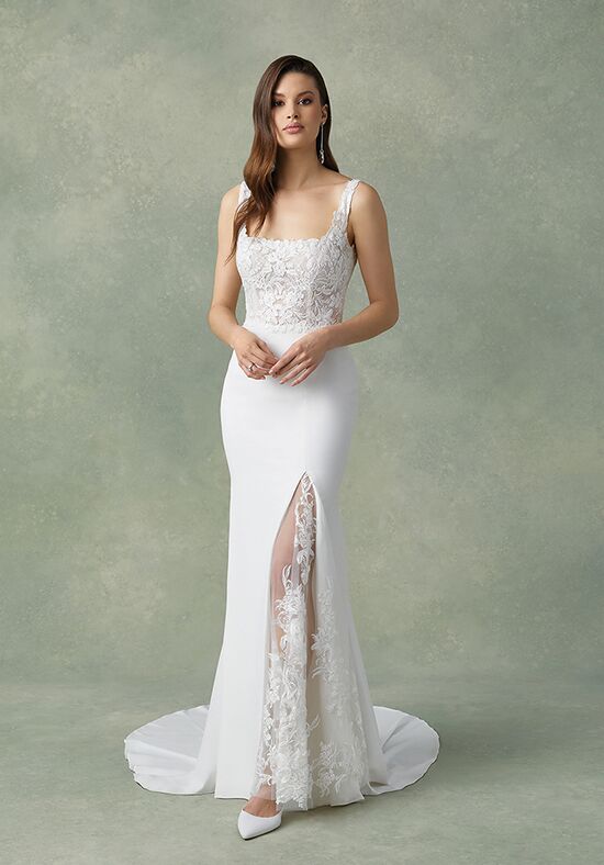 Justin Alexander Florien Fit-and-Flare Wedding Dress - 1