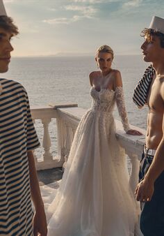 Amalfi Passion collection by Ricca Sposa Calvino 24-015 Ball Gown Wedding Dress