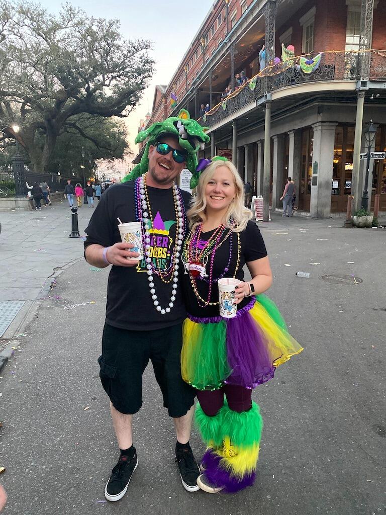 First trip to Mardi Gras, NOLA
