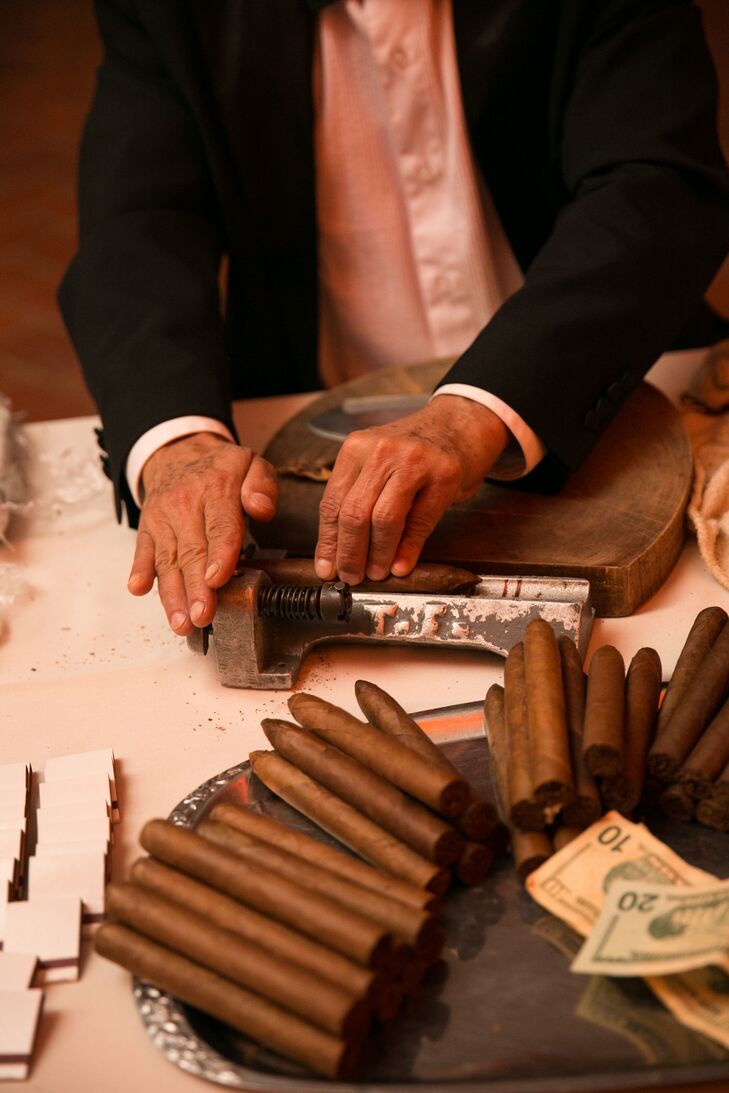 Bobby Attiko Band kept the party going with a set list of upbeat hits from across the decades; passed desserts allowed guests to satisfy their sweet tooth while letting loose on the dance floor; and hand-rolled celebratory cigars were made available throughout the evening.