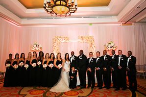 Clearwater Beach, Florida Formal Wedding Party Attire