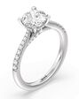 With Clarity Elegant Princess, Cushion, Emerald, Radiant, Round, Oval Cut Engagement Ring - thumbnail - 2
