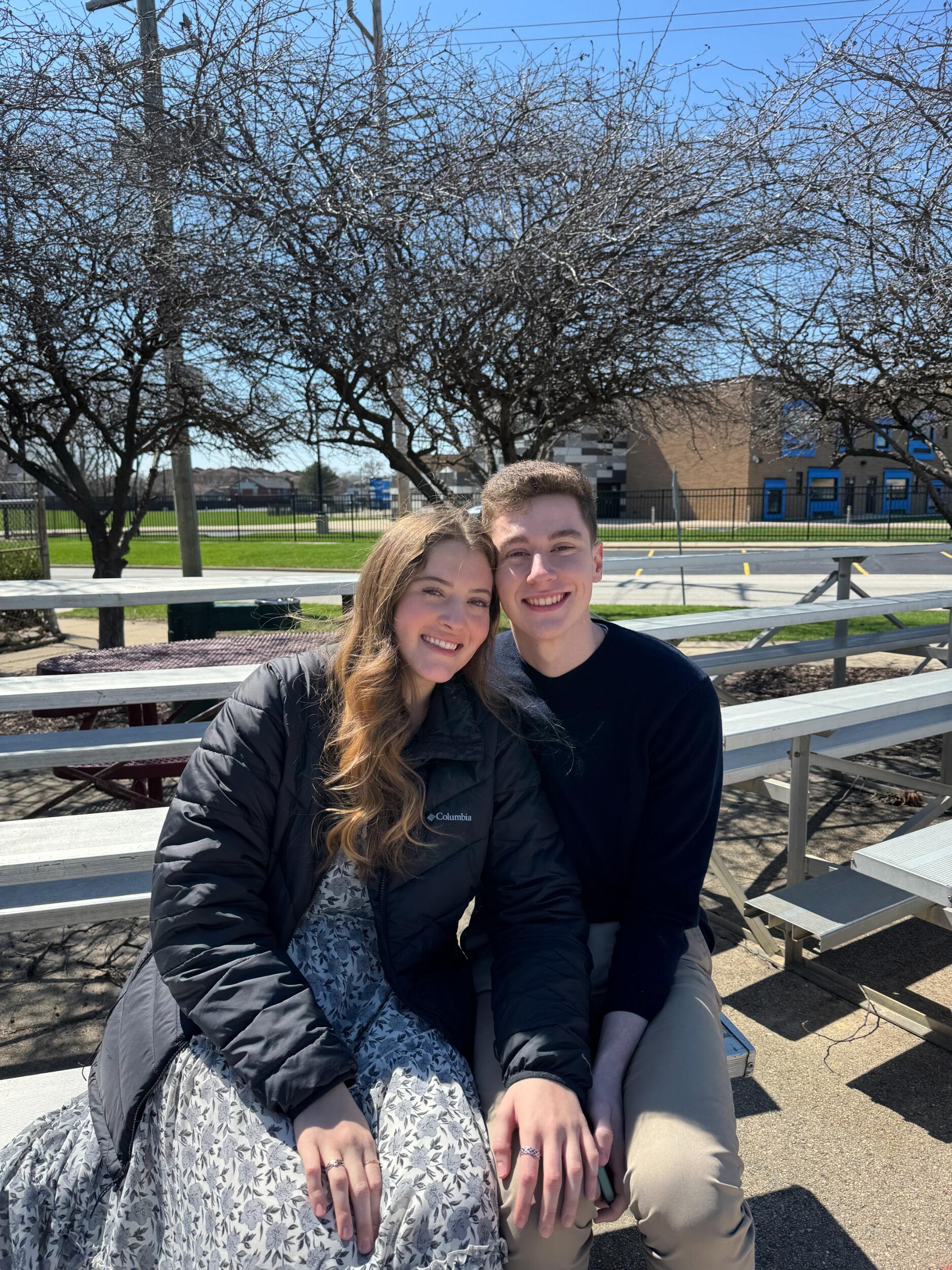 Three and a half weeks later, Sabrina and Lucas were able to meet up in person for their first date in Chicago.