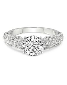 Friendly Diamonds Vintage Princess, Asscher, Cushion, Emerald, Heart, Marquise, Pear, Radiant, Round, Oval Cut Engagement Ring