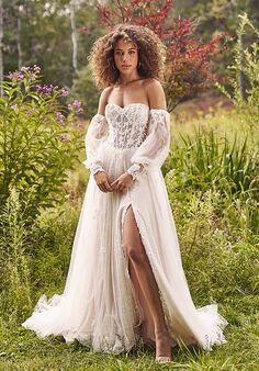 Lillian West 66346 A-Line Wedding Dress