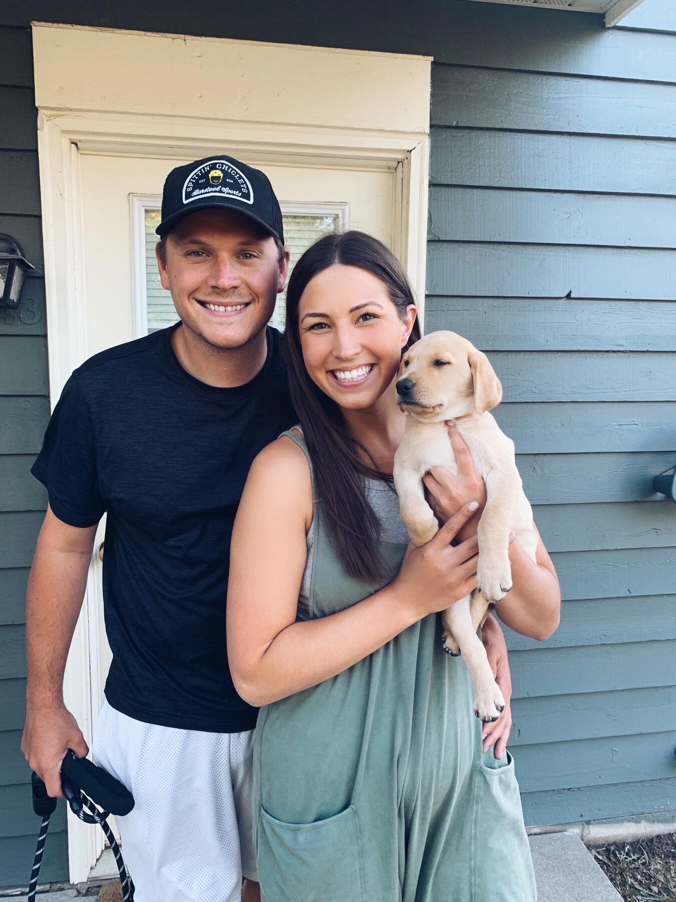 Got our sweet Gracie girl!