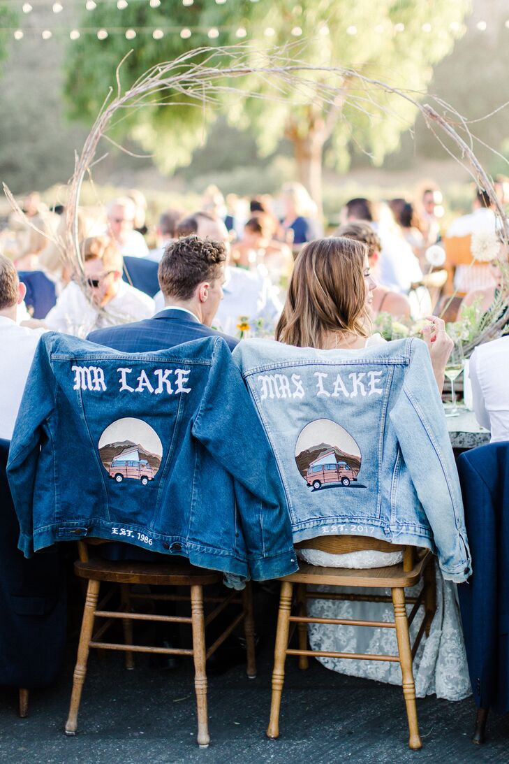 Matching, Personalized Mr. and Mrs. Denim Jackets