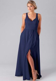 Kennedy Blue Riley V-Neck Bridesmaid Dress