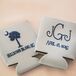 Blue Drink Koozie Wedding Favors