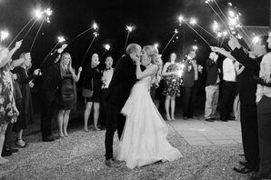 Sparkler Exit at the Flying V Ranch in Decatur, Texas