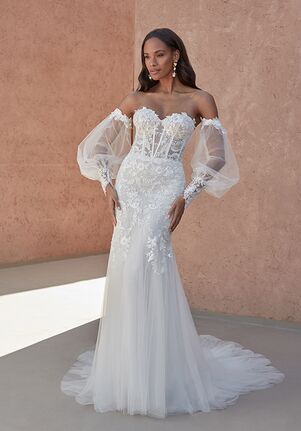 Adore by Justin Alexander Amberly Fit-and-Flare Wedding Dress