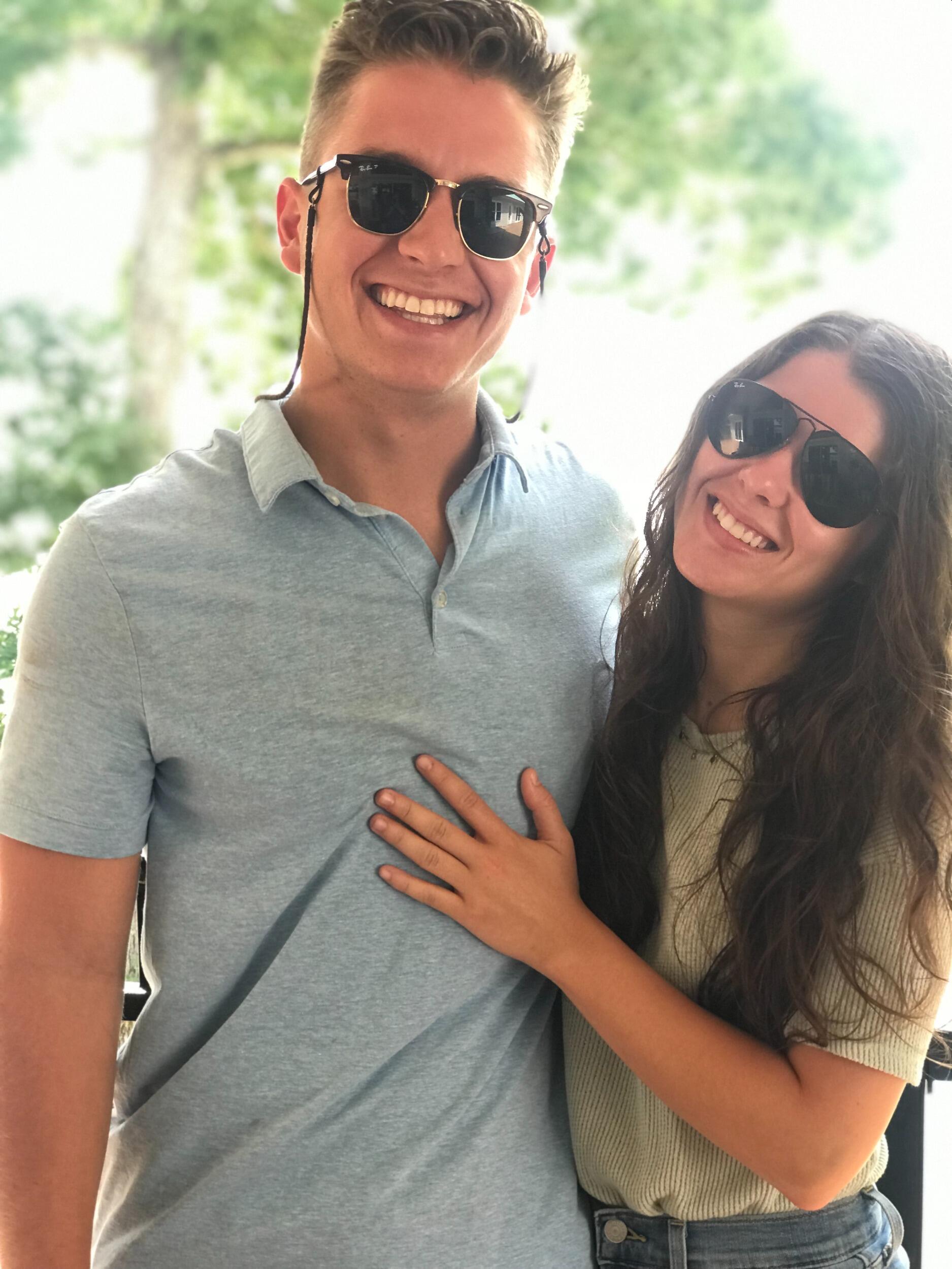 Officially started dating on the plane ride down to NC to meet Taylor's family!