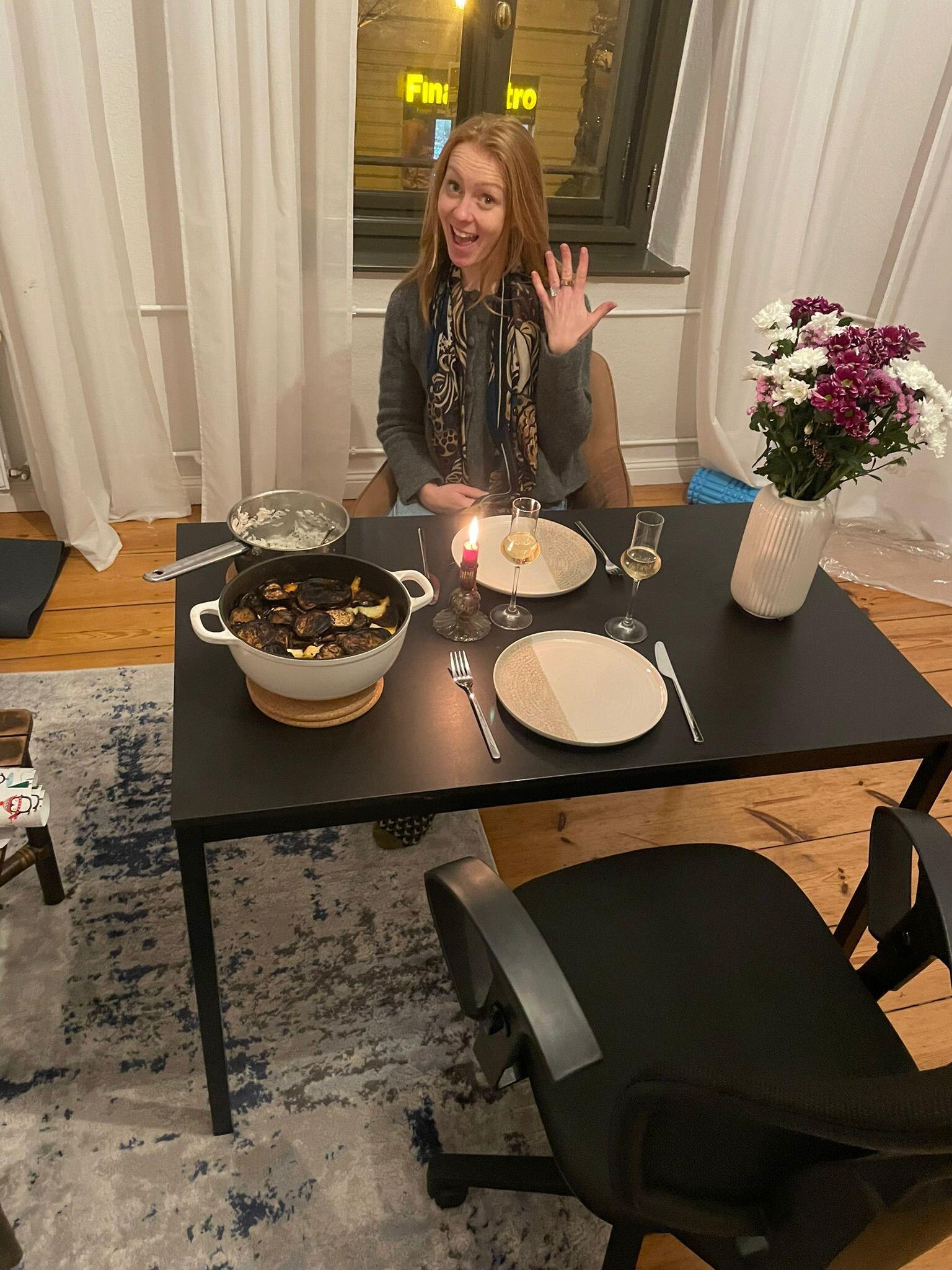 Antoine proposed...  - 

Antoine a fait sa demande…