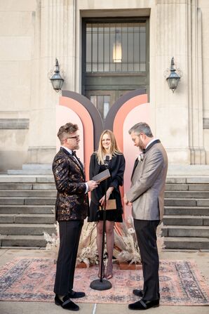 Wedding Ceremony at the Everhart Museum in Scranton, Pennsylvania