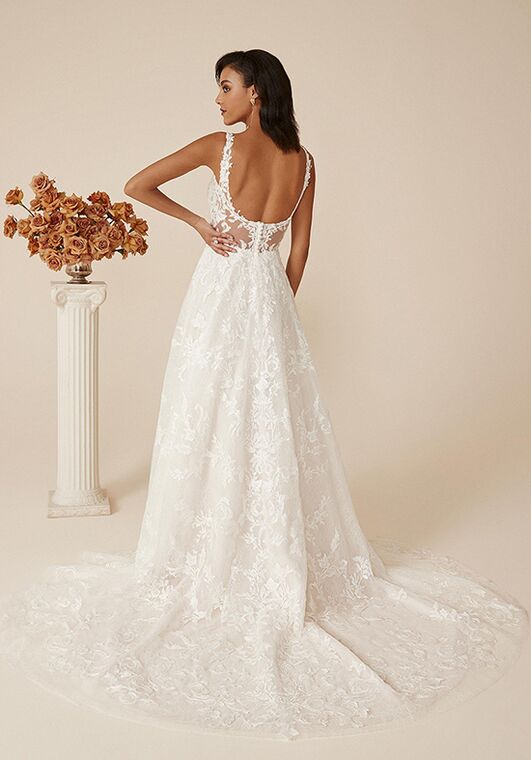 Justin Alexander Drea A-Line Wedding Dress - 4