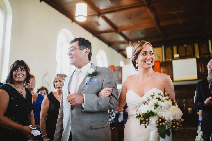 The ceremony was held at St. Joseph on the Brandywine, an 1841 church in Greenville, Delaware.