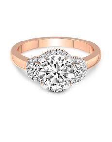 Friendly Diamonds Elegant Round, Oval Cut Engagement Ring