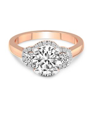 Friendly Diamonds Elegant Round, Oval Cut Engagement Ring