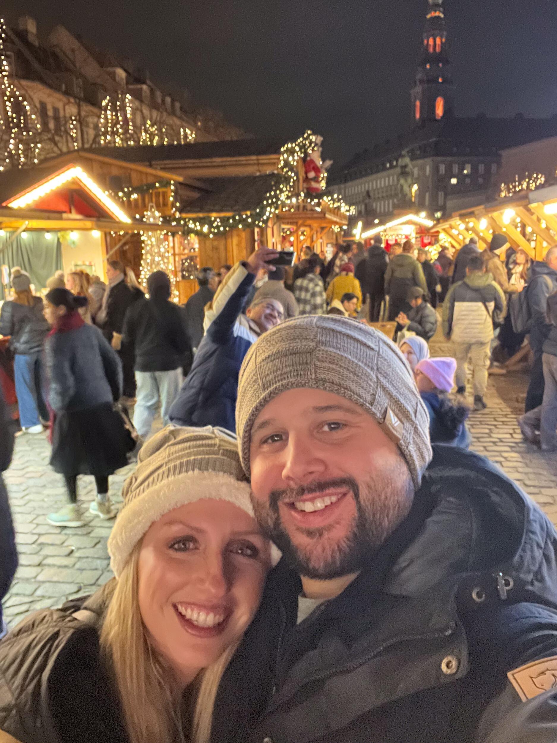 Christmas markets in a winter wonderland. Denmark with the Adelmans/Arsenaults 
