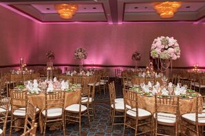Gold Reception Tables