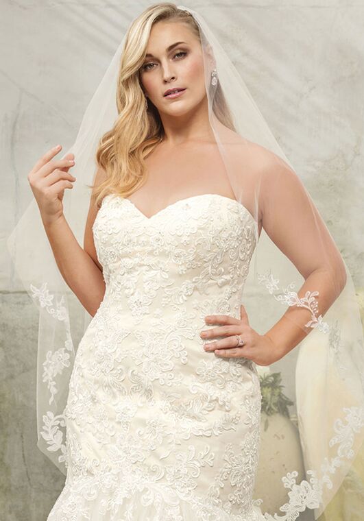 Casablanca Bridal Style 2293 Flora Mermaid Wedding Dress - 6