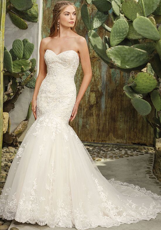 Casablanca Bridal Style 2293 Flora Mermaid Wedding Dress - 1