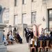 Wedding Ceremony in Front of the Everhart Museum in Scranton, Pennsylvania