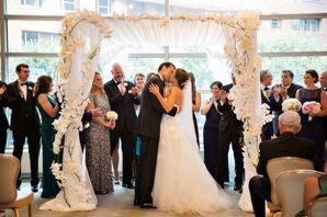 Whimsical White Orchid Chuppah