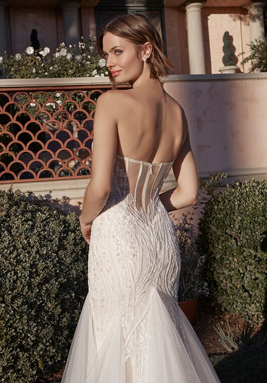 Casablanca Bridal Style 2527 Erza Fit-and-Flare Wedding Dress - 6