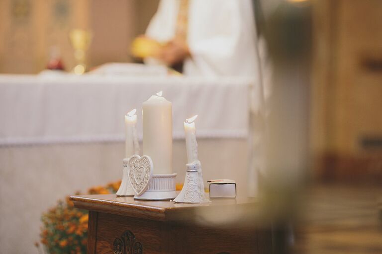 Unity candle for Filipino wedding ceremony