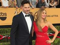 Sofia Vergara and Joe Manganiello at the SAG Awards