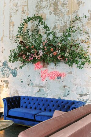 Glam Lounge Area for Wedding  at 701 Whaley in Columbia, South Carolina