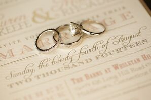 Round Diamond, Platinum Wedding Ring