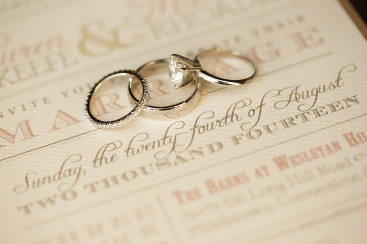 Round Diamond, Platinum Wedding Ring