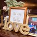 Gold Letter and Frame Bar Decor