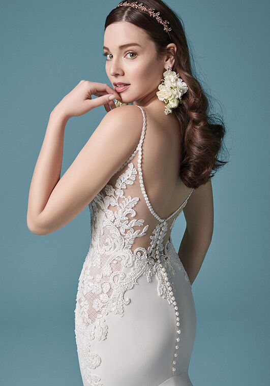 Maggie Sottero NIKKI Sheath Wedding Dress - 5