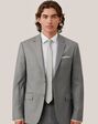 Birdy Grey Suits Taylor Suit Jacket in Gray Grey Tuxedo - thumbnail - 4
