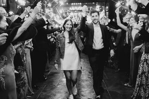 Casual Sparkler Exit at The Farm at Old Edwards Inn in Highlands, NC