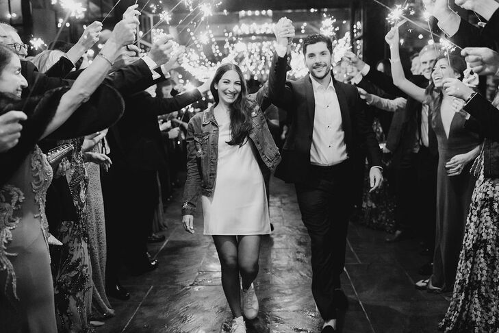 Casual Sparkler Exit at The Farm at Old Edwards Inn in Highlands, NC